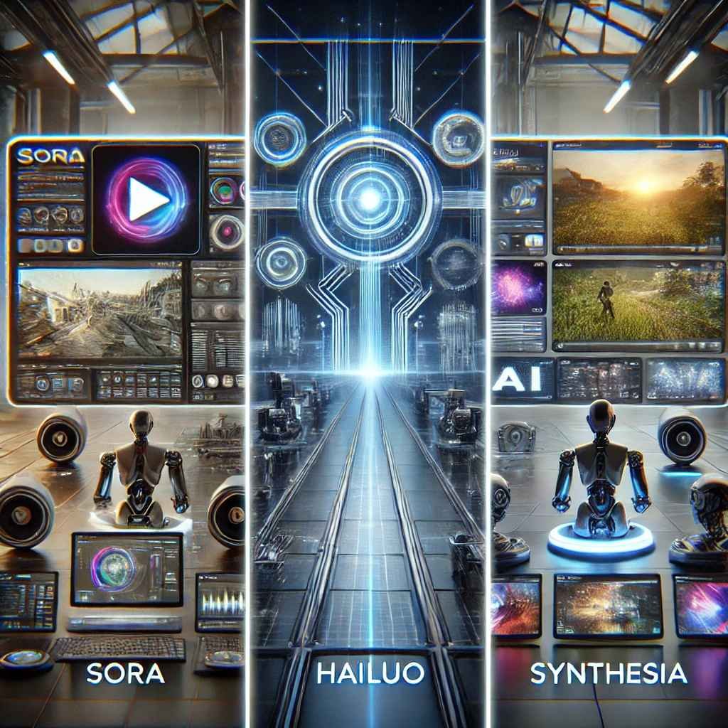 Sora vs Hailuo vs Synthesia