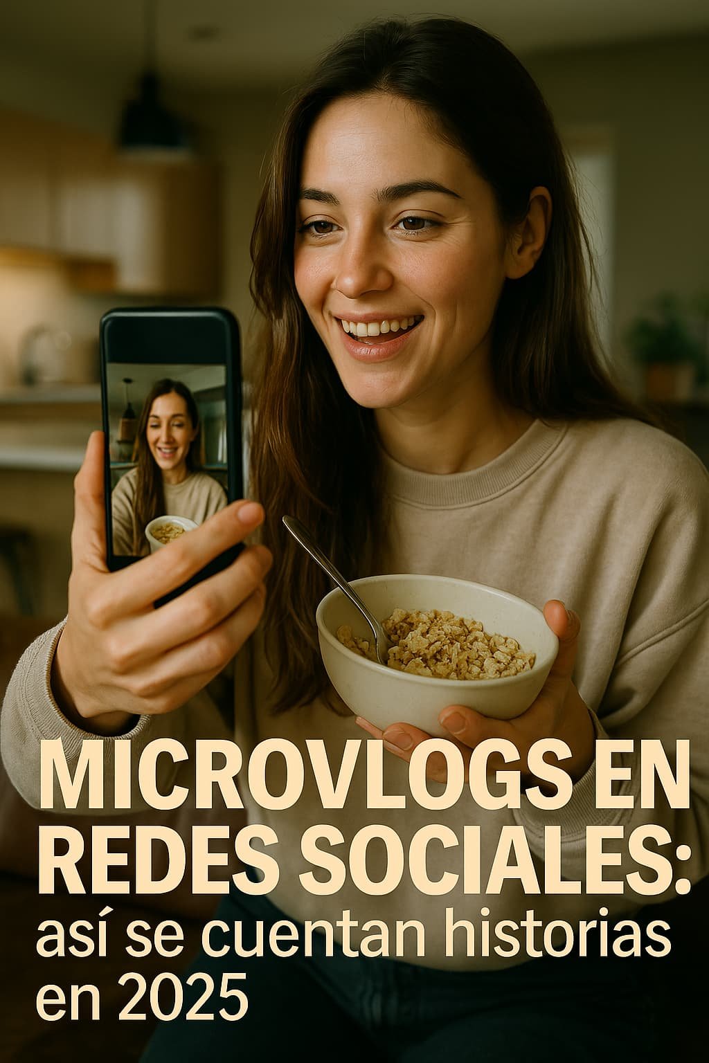 Microvlogs en redes sociales