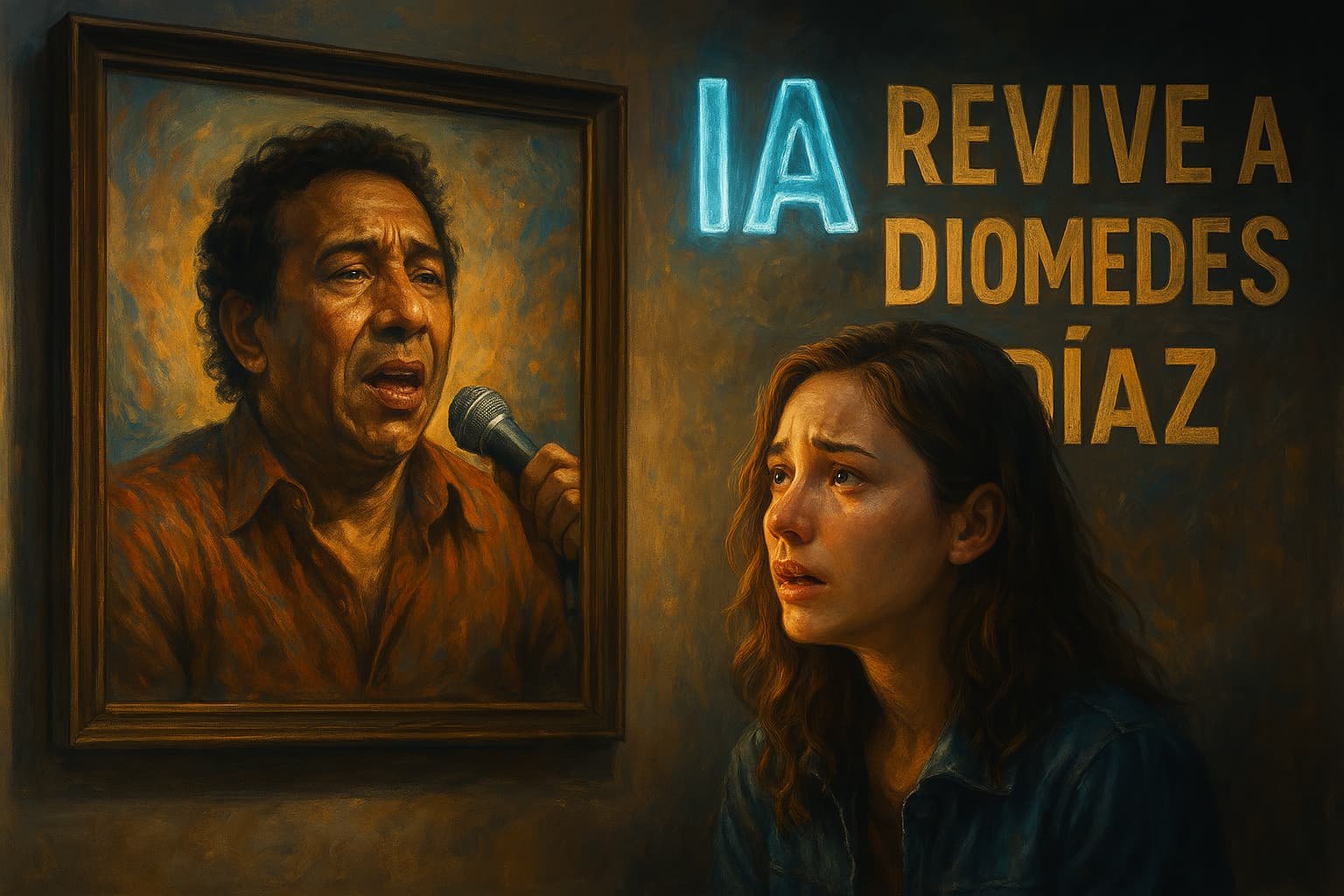 IA revive a Diomedes Díaz