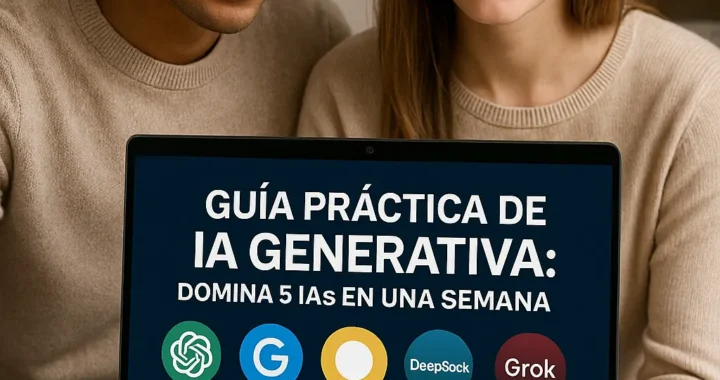 Guía práctica de IA generativa: Domina 5 IAs en una semana