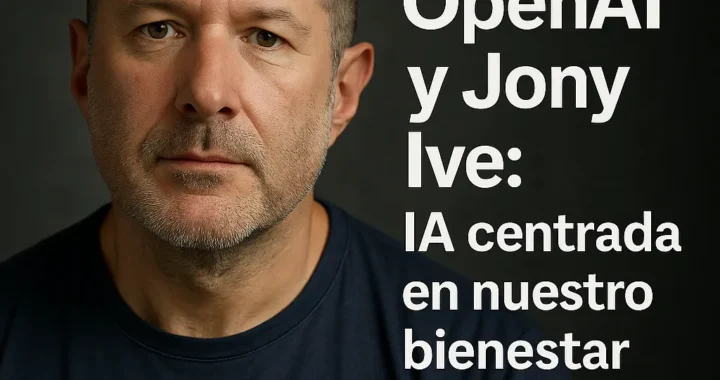 OpenAI y Jony Ive: IA centrada nuestro bienestar